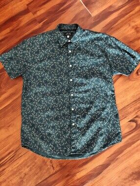 Blade + Blue Dragonfly Teal Short Sleeve Button-Down